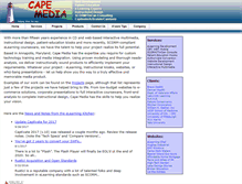 Tablet Screenshot of capemedia.net